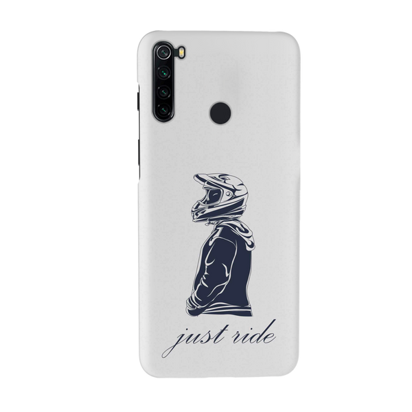Just Ride Printed Slim Cases and Cover for Redmi Note 8