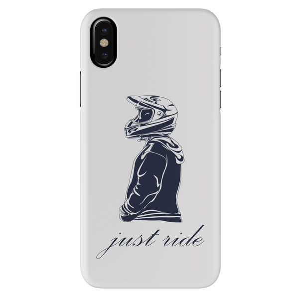 Just Ride Printed Slim Cases and Cover for iPhone X
