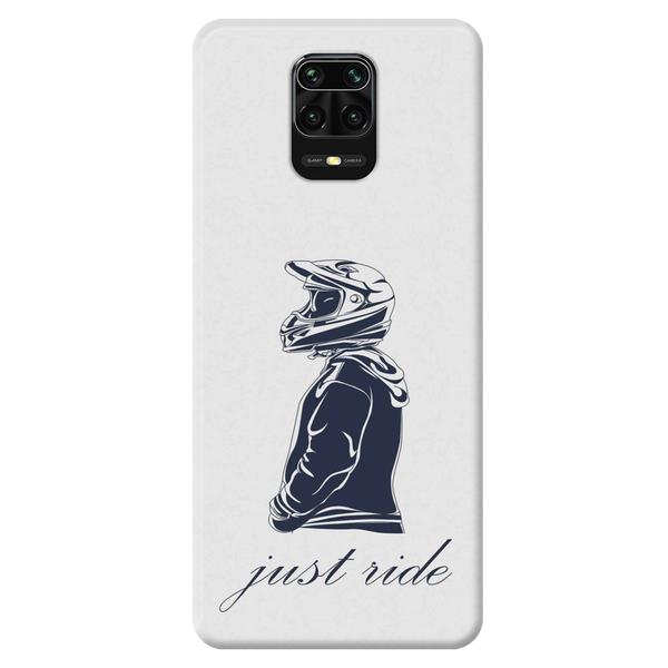 Just Ride Printed Slim Cases and Cover for Redmi Note 9 Pro Max