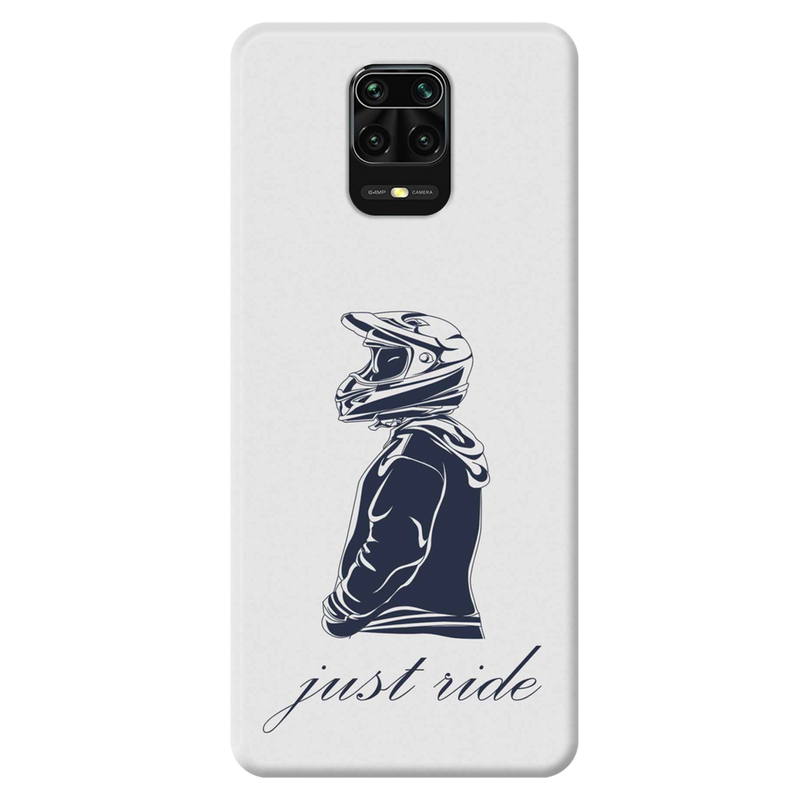 Just Ride Printed Slim Cases and Cover for Redmi Note 9 Pro Max