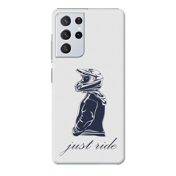 Just Ride Printed Slim Cases and Cover for Galaxy S21 Ultra