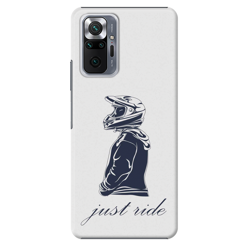 Just Ride Printed Slim Cases and Cover for Redmi Note 10 Pro