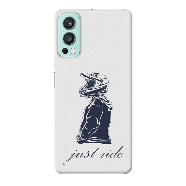 Just Ride Printed Slim Cases and Cover for OnePlus Nord 2