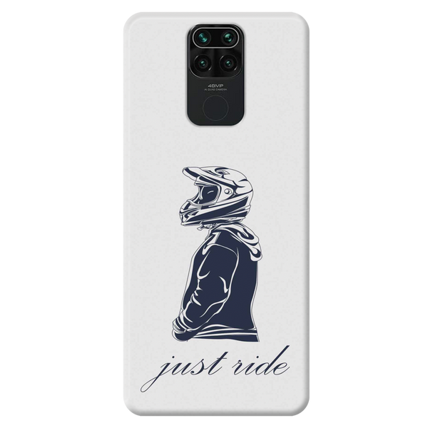 Just Ride Printed Slim Cases and Cover for Redmi Note 9
