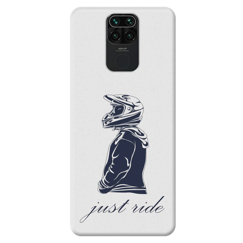Just Ride Printed Slim Cases and Cover for Redmi Note 9