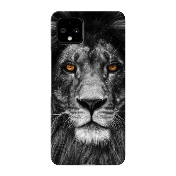 Lion Face Printed Slim Cases and Cover for Pixel 4