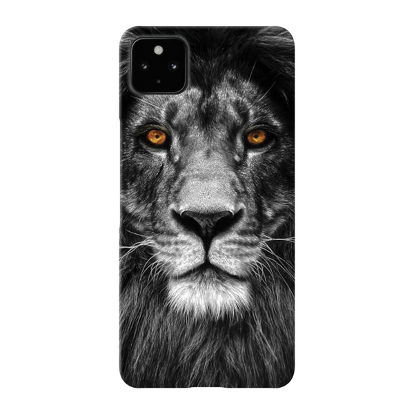 Lion Face Printed Slim Cases and Cover for Pixel 4A