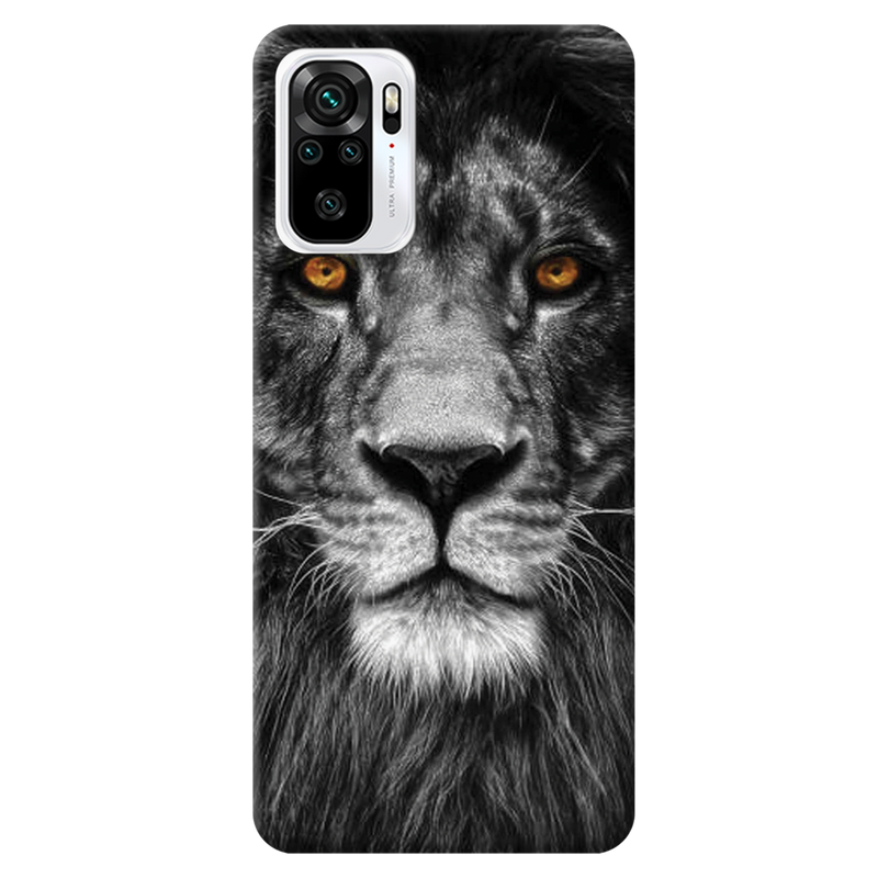Lion Face Printed Slim Cases and Cover for Redmi Note 10