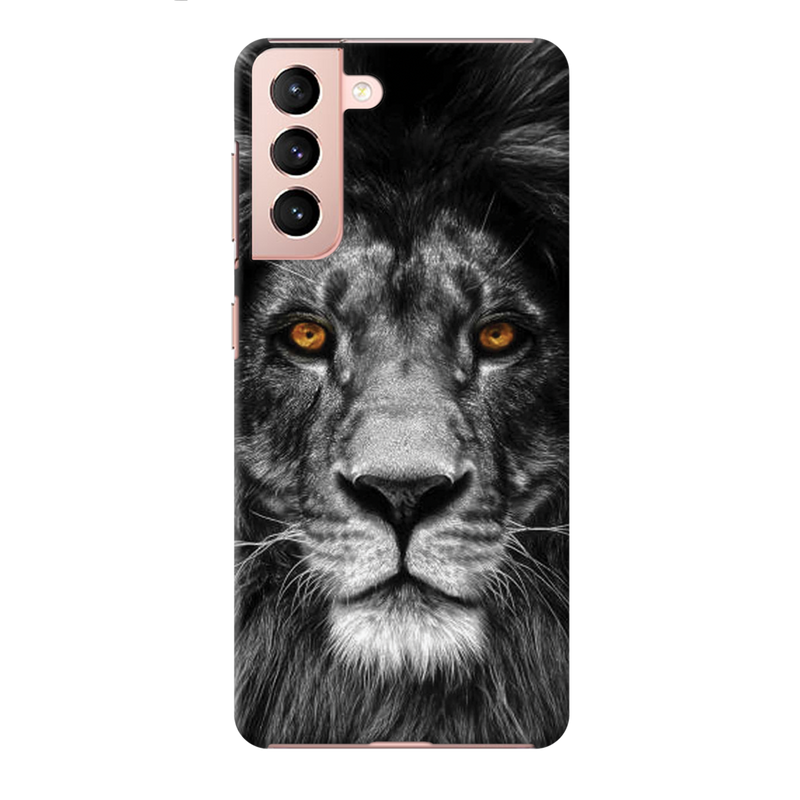 Lion Face Printed Slim Cases and Cover for Galaxy S21