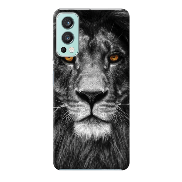 Lion Face Printed Slim Cases and Cover for OnePlus Nord 2