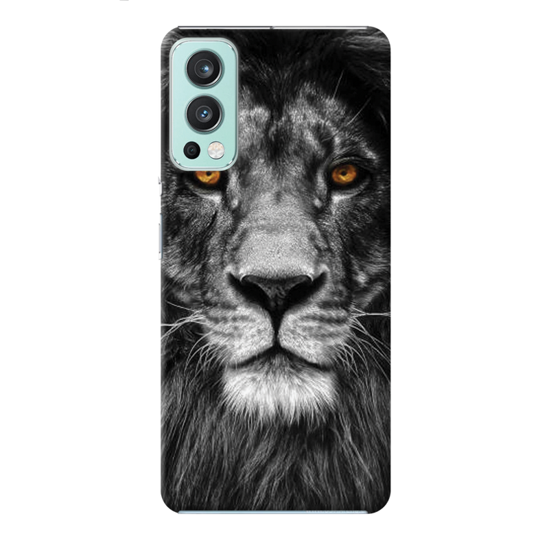 Lion Face Printed Slim Cases and Cover for OnePlus Nord 2
