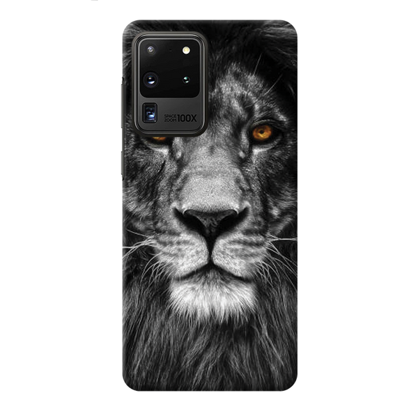 Lion Face Printed Slim Cases and Cover for Galaxy S20 Ultra