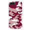 Maroon and White Camouflage Printed Slim Cases and Cover for iPhone 8 Plus