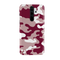 Maroon and White Camouflage Printed Slim Cases and Cover for Redmi Note 8 Pro