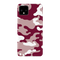 Maroon and White Camouflage Printed Slim Cases and Cover for Pixel 4