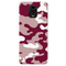 Maroon and White Camouflage Printed Slim Cases and Cover for Redmi Note 9 Pro Max