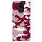 Maroon and White Camouflage Printed Slim Cases and Cover for Redmi Note 9