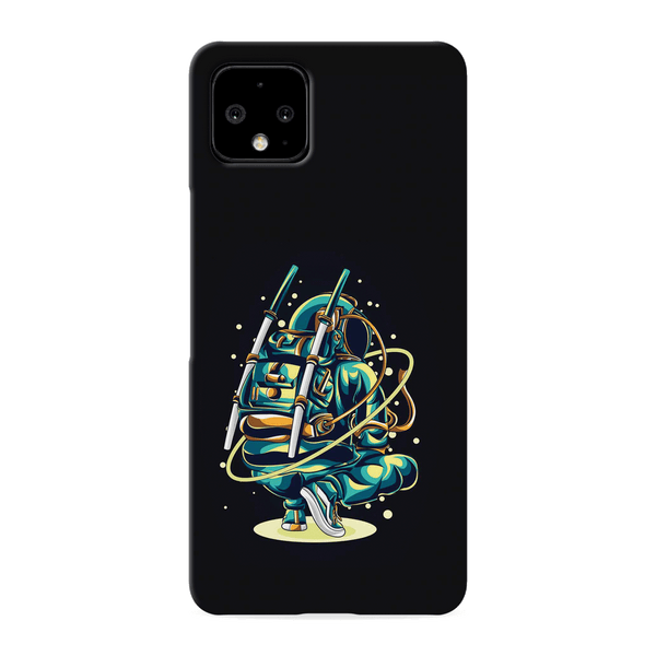 Ninja Astronaut Printed Slim Cases and Cover for Pixel 4