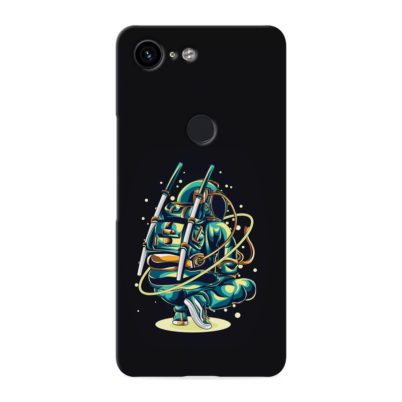 Ninja Astronaut Printed Slim Cases and Cover for Pixel 3 XL