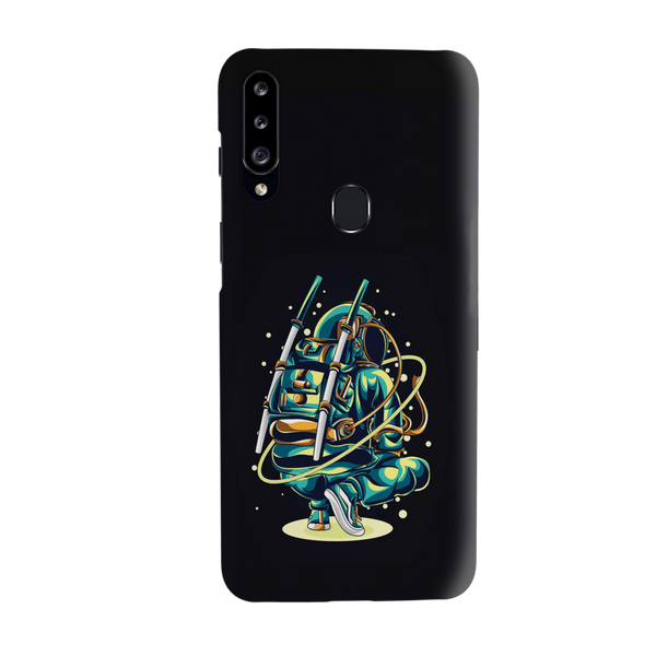 Ninja Astronaut Printed Slim Cases and Cover for Galaxy A20S