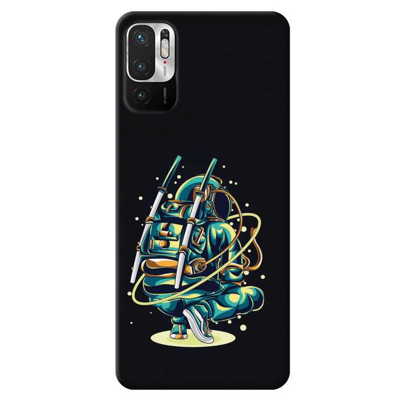 Ninja Astronaut Printed Slim Cases and Cover for Redmi Note 10T