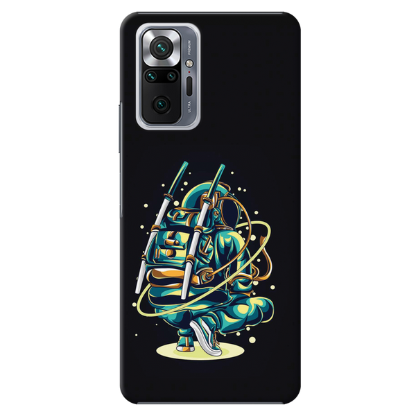 Ninja Astronaut Printed Slim Cases and Cover for Redmi Note 10 Pro