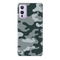 Olive Green and White Camouflage Printed Slim Cases and Cover for OnePlus 9