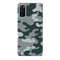 Olive Green and White Camouflage Printed Slim Cases and Cover for Galaxy S20 Plus