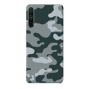 Olive Green and White Camouflage Printed Slim Cases and Cover for OnePlus Nord CE 5G