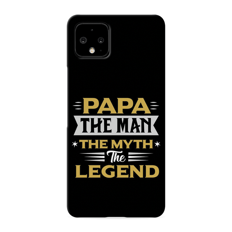 Papa the legend Printed Slim Cases and Cover for Pixel 4