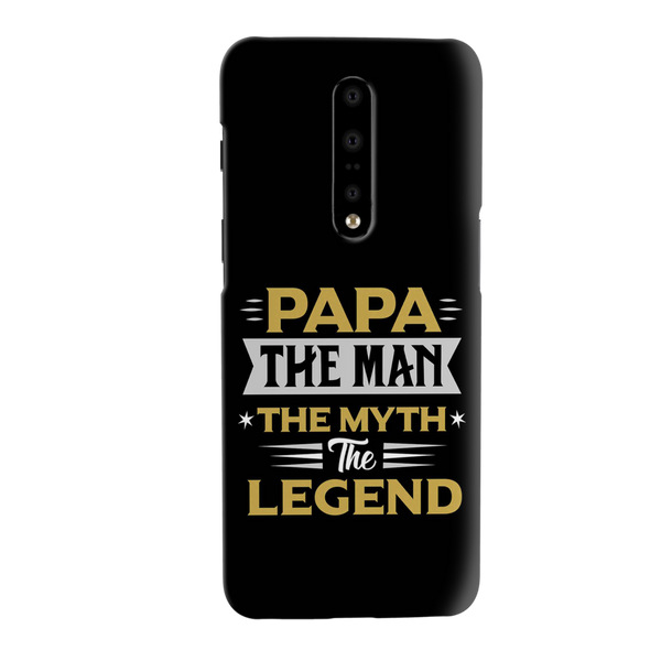 Papa the legend Printed Slim Cases and Cover for OnePlus 7 Pro
