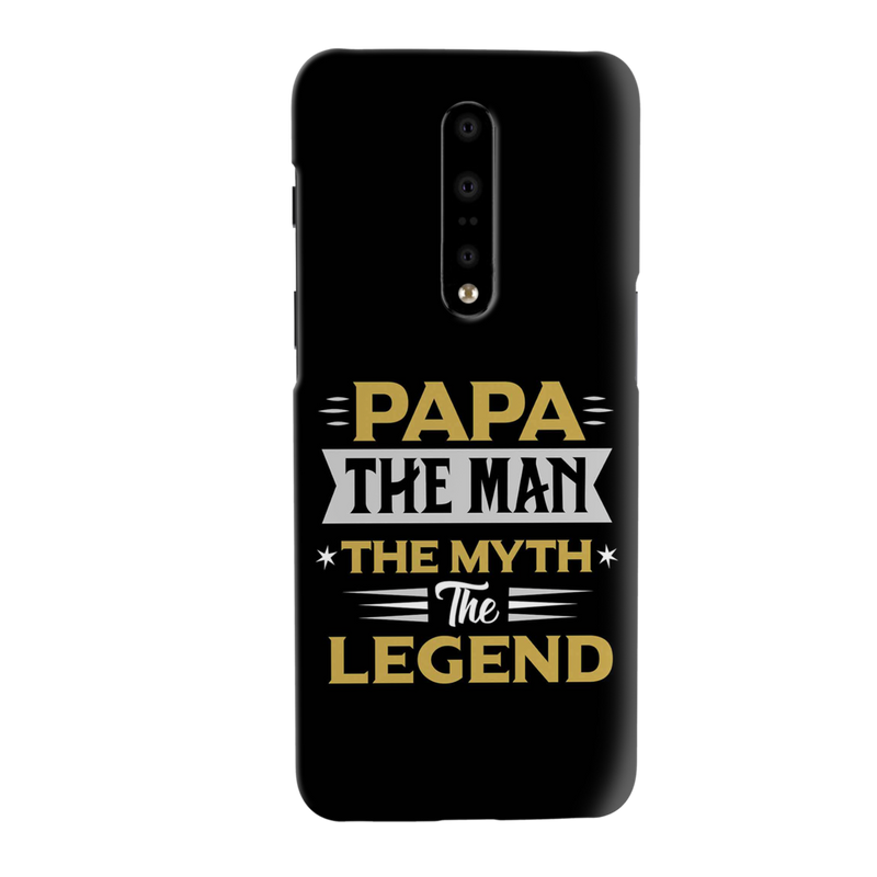 Papa the legend Printed Slim Cases and Cover for OnePlus 7 Pro