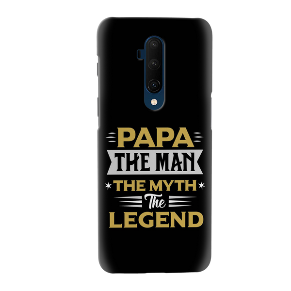 Papa the legend Printed Slim Cases and Cover for OnePlus 7T Pro