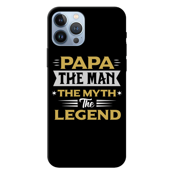 Papa the legend Printed Slim Cases and Cover for iPhone 13 Pro