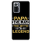 Papa the legend Printed Slim Cases and Cover for Redmi Note 10 Pro