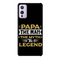 Papa the legend Printed Slim Cases and Cover for OnePlus 9