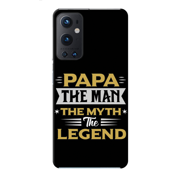 Papa the legend Printed Slim Cases and Cover for OnePlus 9 Pro
