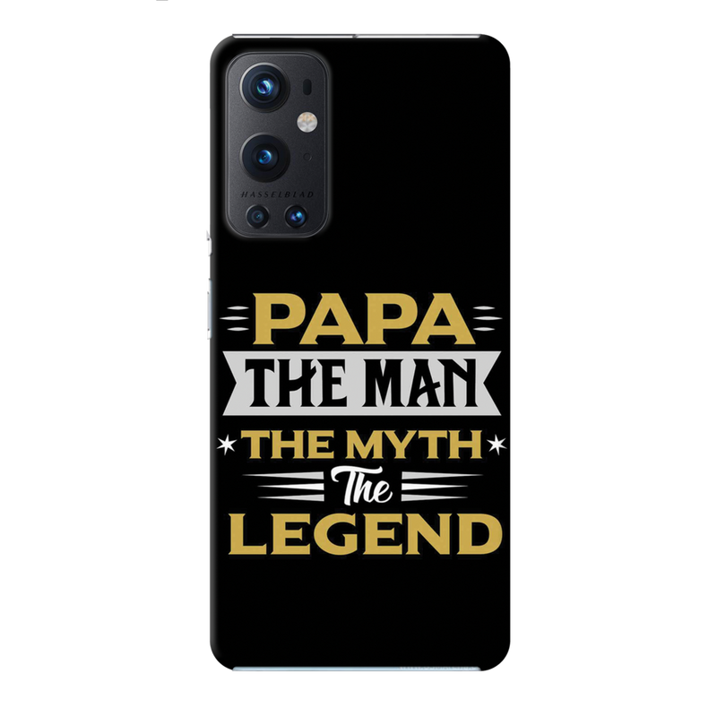 Papa the legend Printed Slim Cases and Cover for OnePlus 9 Pro