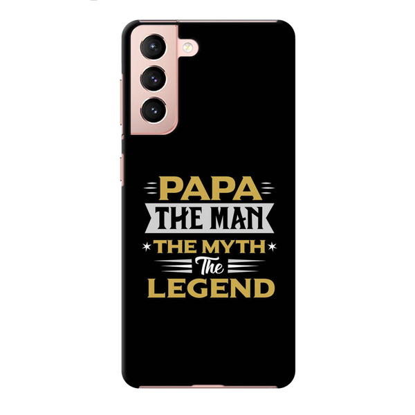 Papa the legend Printed Slim Cases and Cover for Galaxy S21
