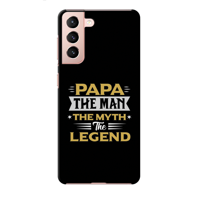 Papa the legend Printed Slim Cases and Cover for Galaxy S21