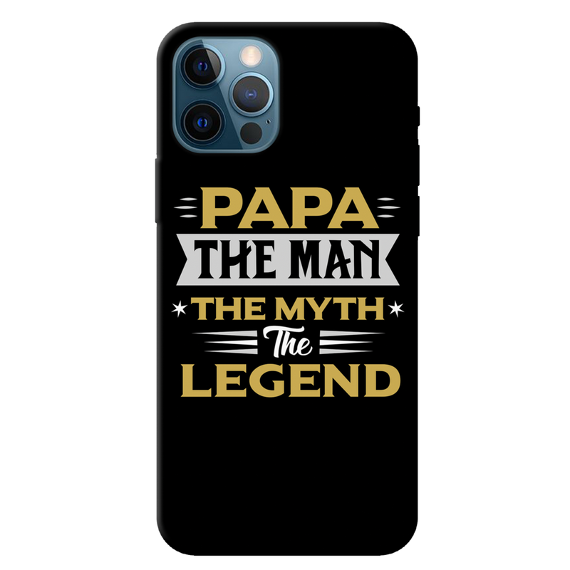 Papa the legend Printed Slim Cases and Cover for iPhone 12 Pro
