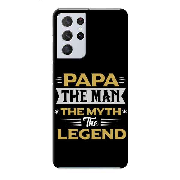 Papa the legend Printed Slim Cases and Cover for Galaxy S21 Ultra