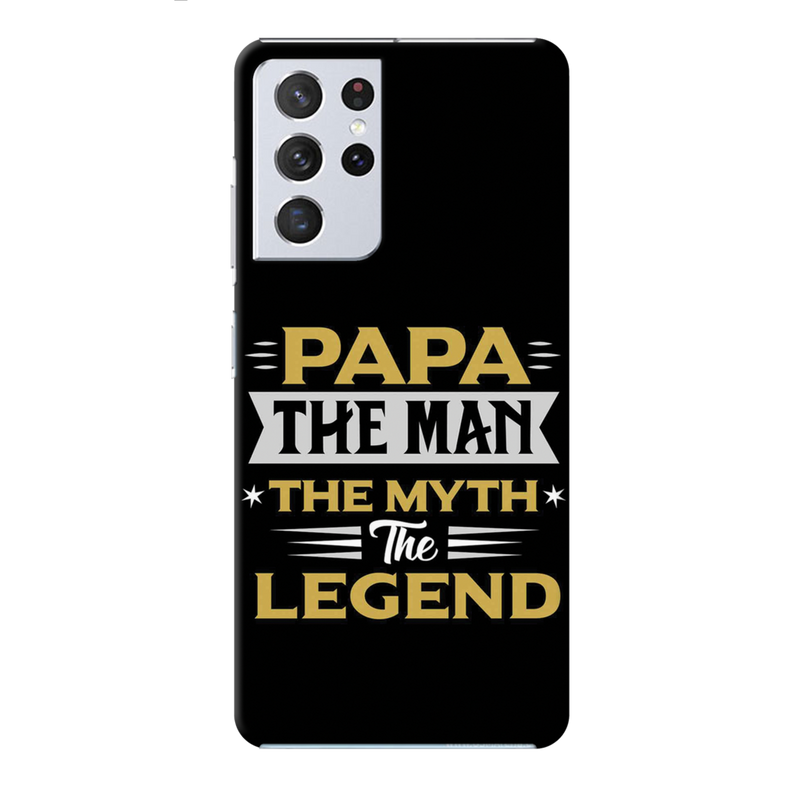 Papa the legend Printed Slim Cases and Cover for Galaxy S21 Ultra