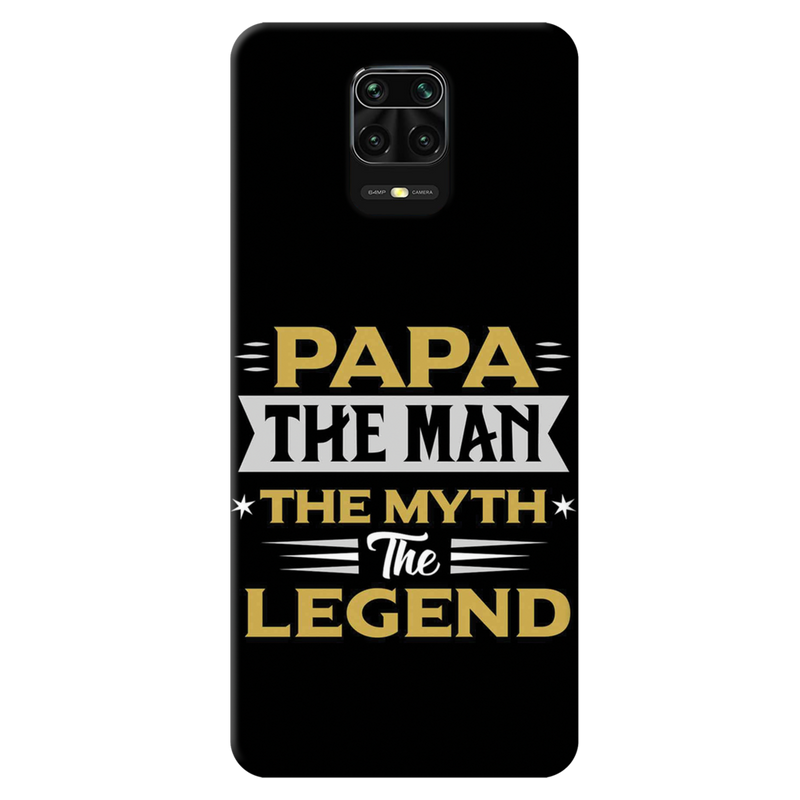 Papa the legend Printed Slim Cases and Cover for Redmi Note 9 Pro Max