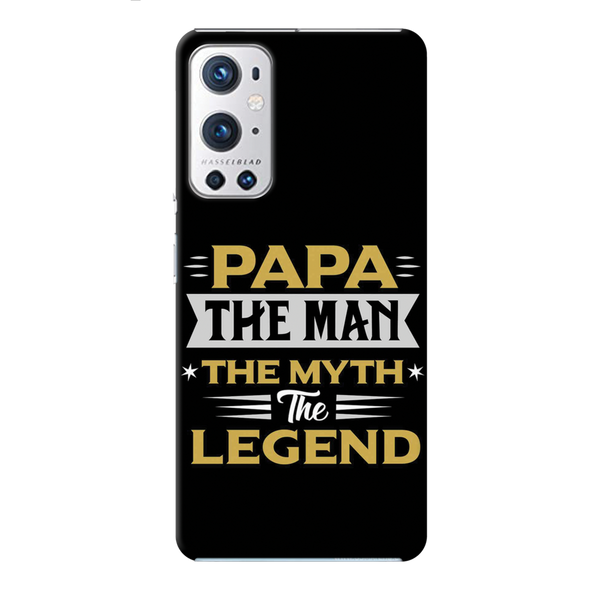 Papa the legend Printed Slim Cases and Cover for OnePlus 9R