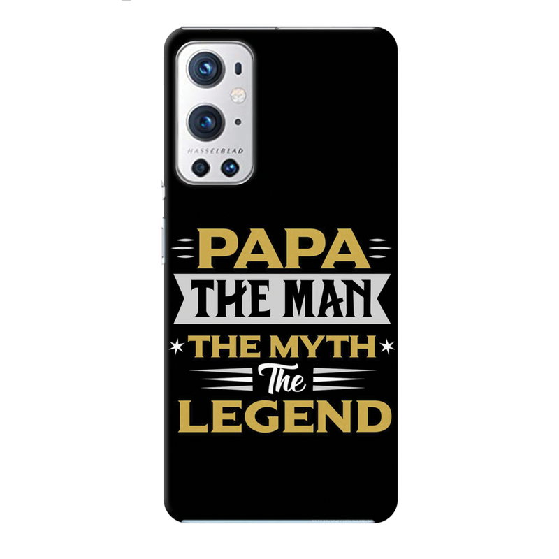 Papa the legend Printed Slim Cases and Cover for OnePlus 9R