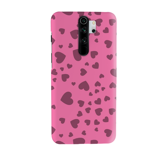 Pink Hearts Printed Slim Cases and Cover for Redmi Note 8 Pro