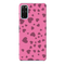 Pink Hearts Printed Slim Cases and Cover for Galaxy S20