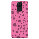 Pink Hearts Printed Slim Cases and Cover for Redmi Note 9