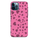 Pink Hearts Printed Slim Cases and Cover for iPhone 12 Pro Max